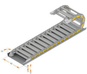With a pronounced urge to move: cable chains in automated applications